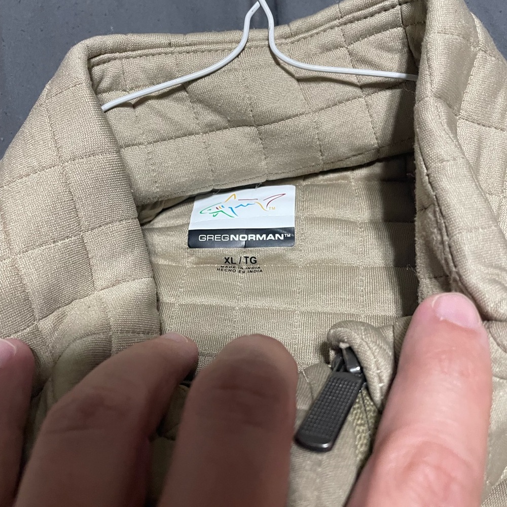 Greg Norman Collection Cream Performance Jacket - Picture 4 of 4